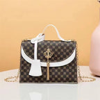 British Style Leather Small Square Handbag | Fredlox Direct
