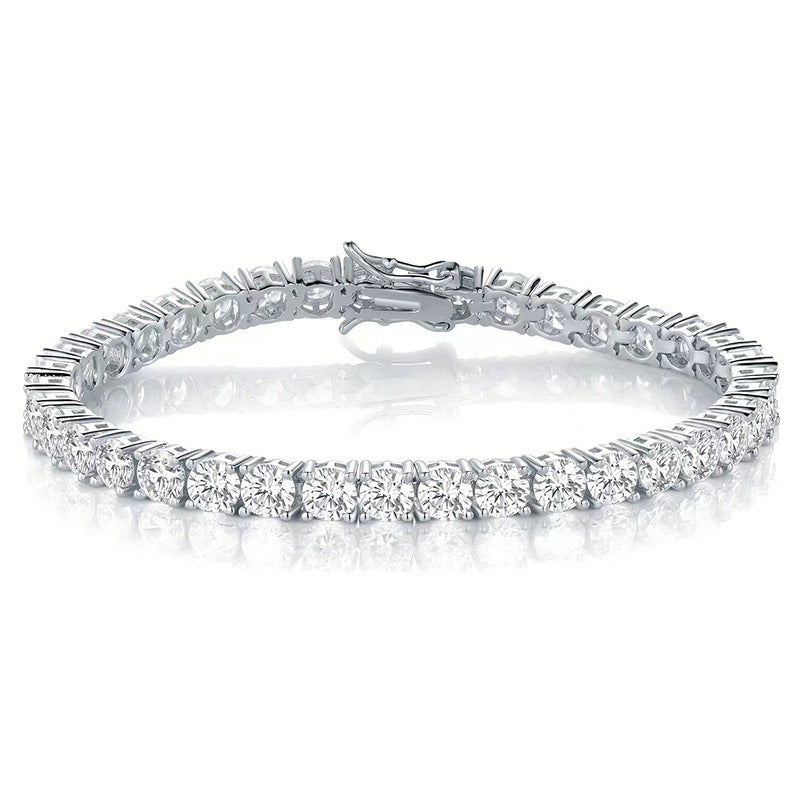 Classic 18K Gold Plated Zircon Tennis Bracelet