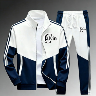 Casual Sportswear Cardigan Set