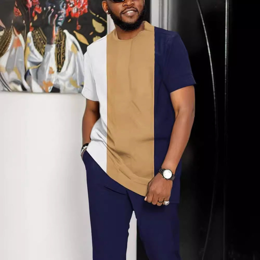 Men's 3D Print Sportswear Set | Top & Long Pants
