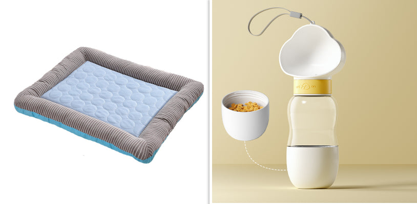 Pet Cooling Mat - Ice Silk Cooling Pad for Dogs & Cats