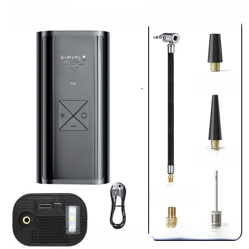 Portable Digital Car Tire Inflator with Power Bank Function