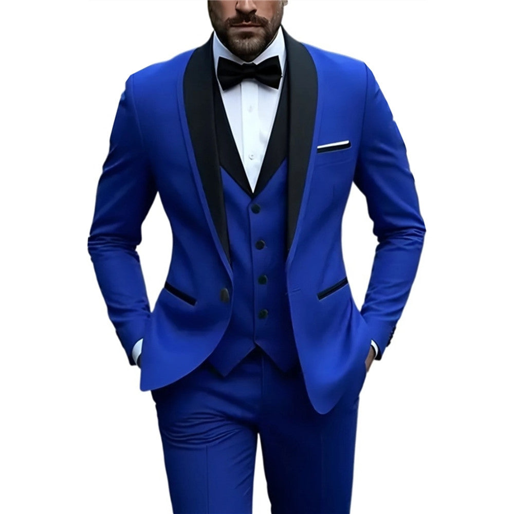 Men's Slim Fit Business Casual Suit