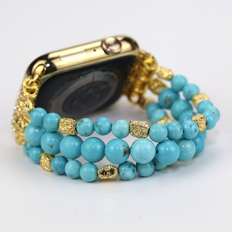 Elastic Buckle Smartwatch Strap With Multiple Layers - Premium Adjustable Band