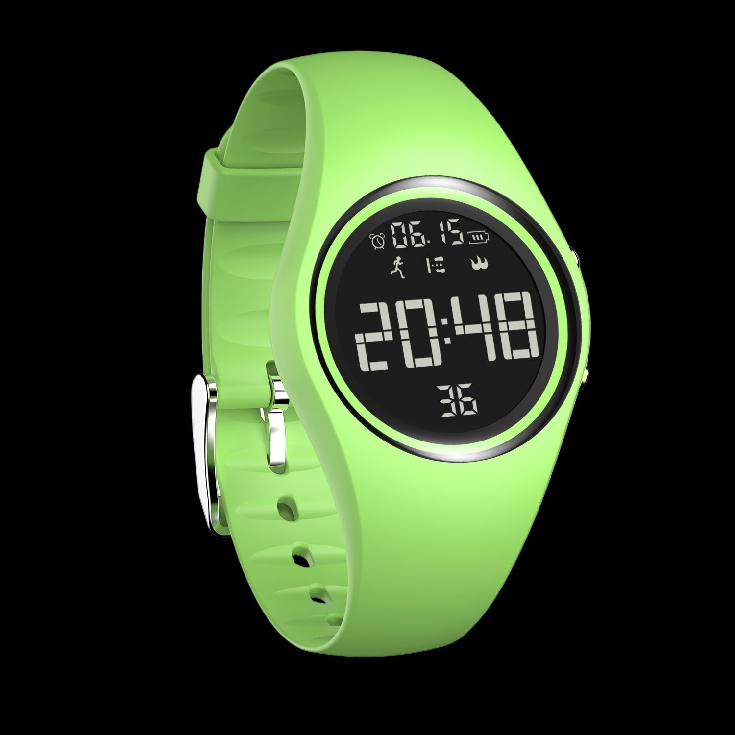 Waterproof Fitness Smartwatch - Long Standby Battery with Step Counter & Touch Control