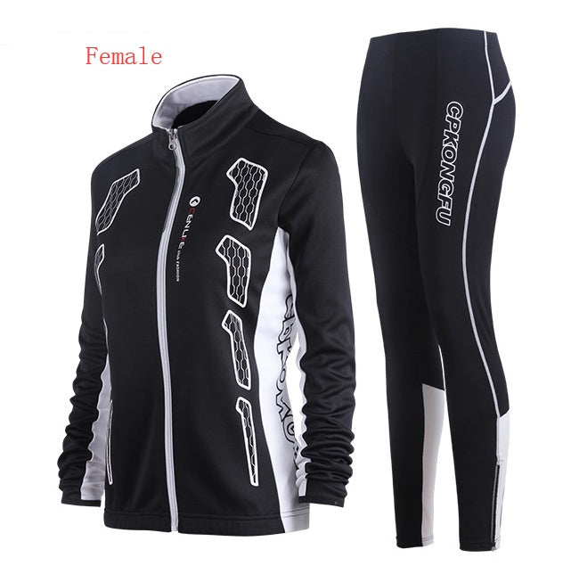Unisex Long-Sleeve Cycling Jersey Set