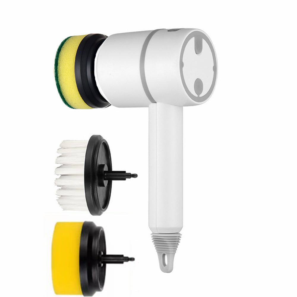 Electric Cleaning Brush - USB Rechargeable Automatic Scrubber for Kitchen, Bathroom & Tile