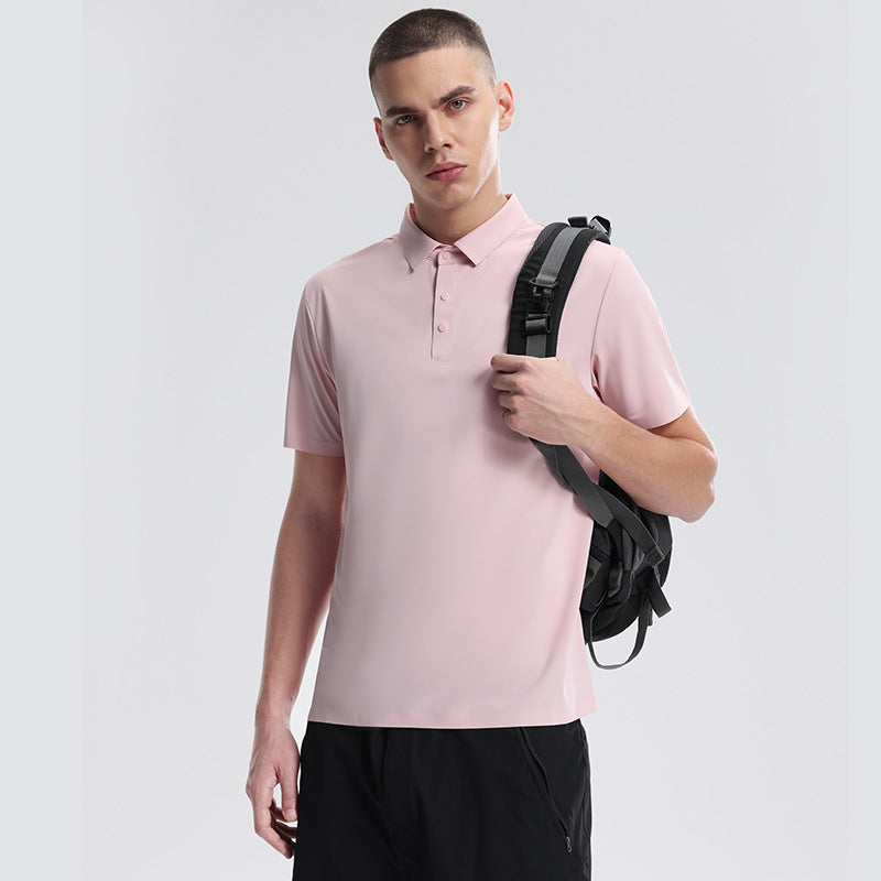 Men's Quick-Dry Ice Silk Polo Shirt | Moisture-Wicking