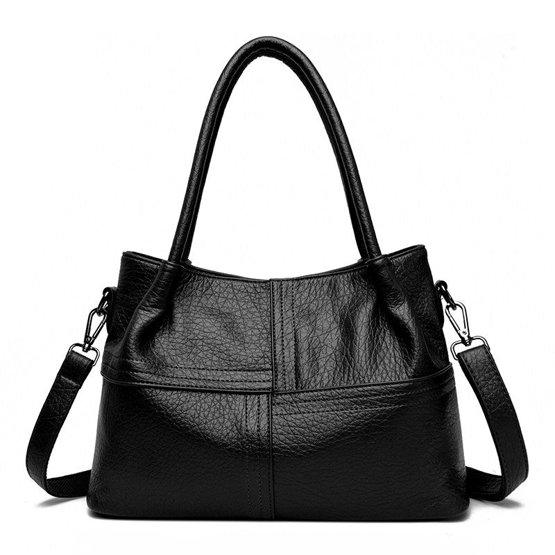 Women's Genuine Cowhide Leather Tote Bag