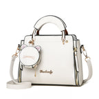 Women's Solid Color PU Shoulder Bag | Fredlox Direct