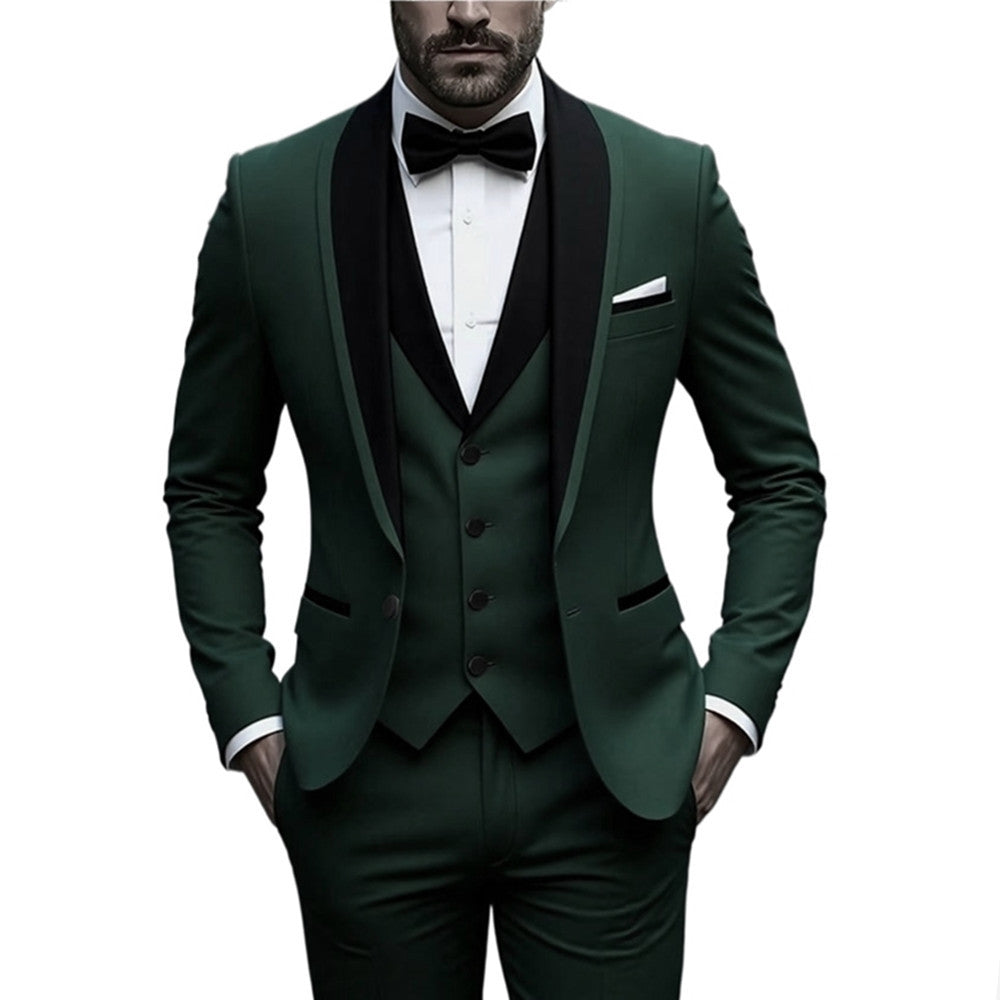 Men's Slim Fit Business Casual Suit