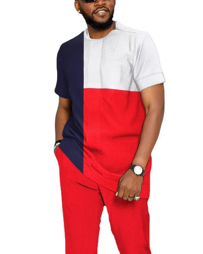 Men's 3D Print Sportswear Set | Top & Long Pants
