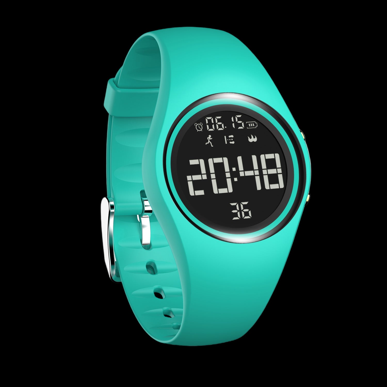 Waterproof Fitness Smartwatch - Long Standby Battery with Step Counter & Touch Control