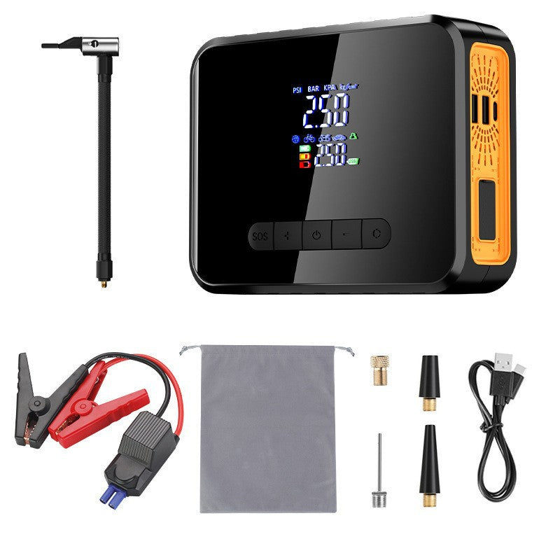 Portable Digital Car Tire Inflator with Power Bank Function