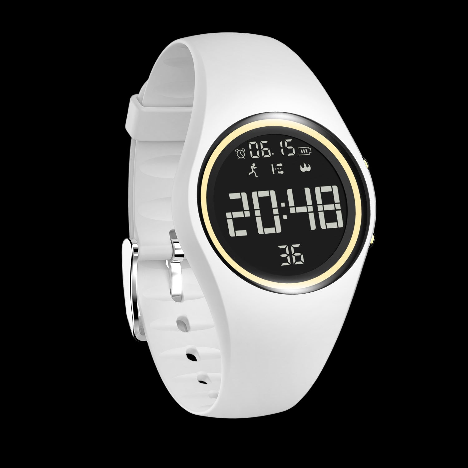 Waterproof Fitness Smartwatch - Long Standby Battery with Step Counter & Touch Control