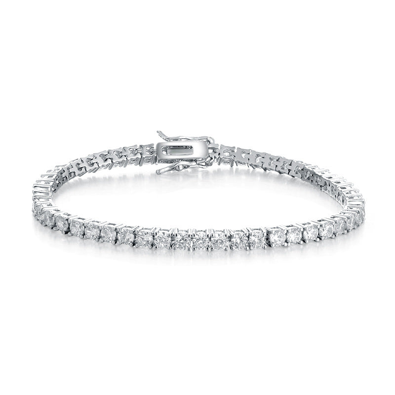 Classic 18K Gold Plated Zircon Tennis Bracelet