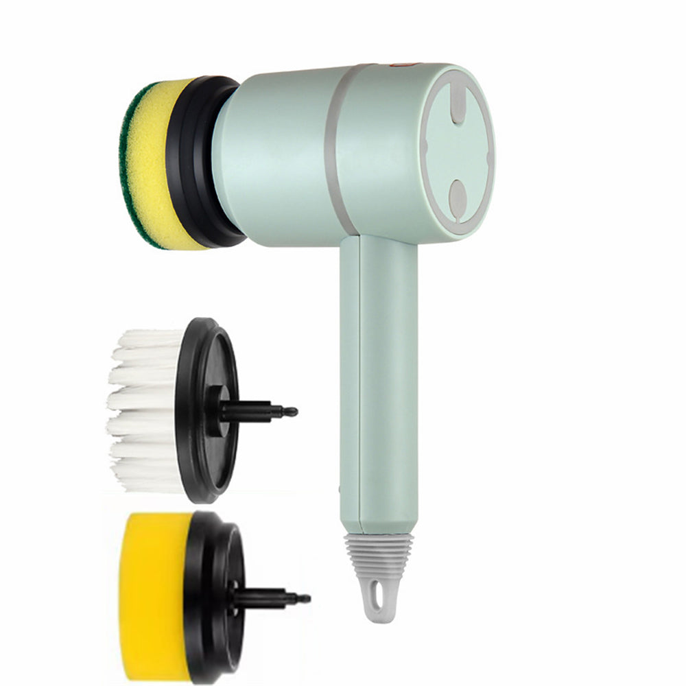 Electric Cleaning Brush - USB Rechargeable Automatic Scrubber for Kitchen, Bathroom & Tile