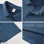 Men's Quick-Dry Ice Silk Polo – Moisture-Wicking