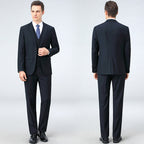 Men's Classic Wool Blend Three-Piece Suit – 85% Wool | Fredlox Direct