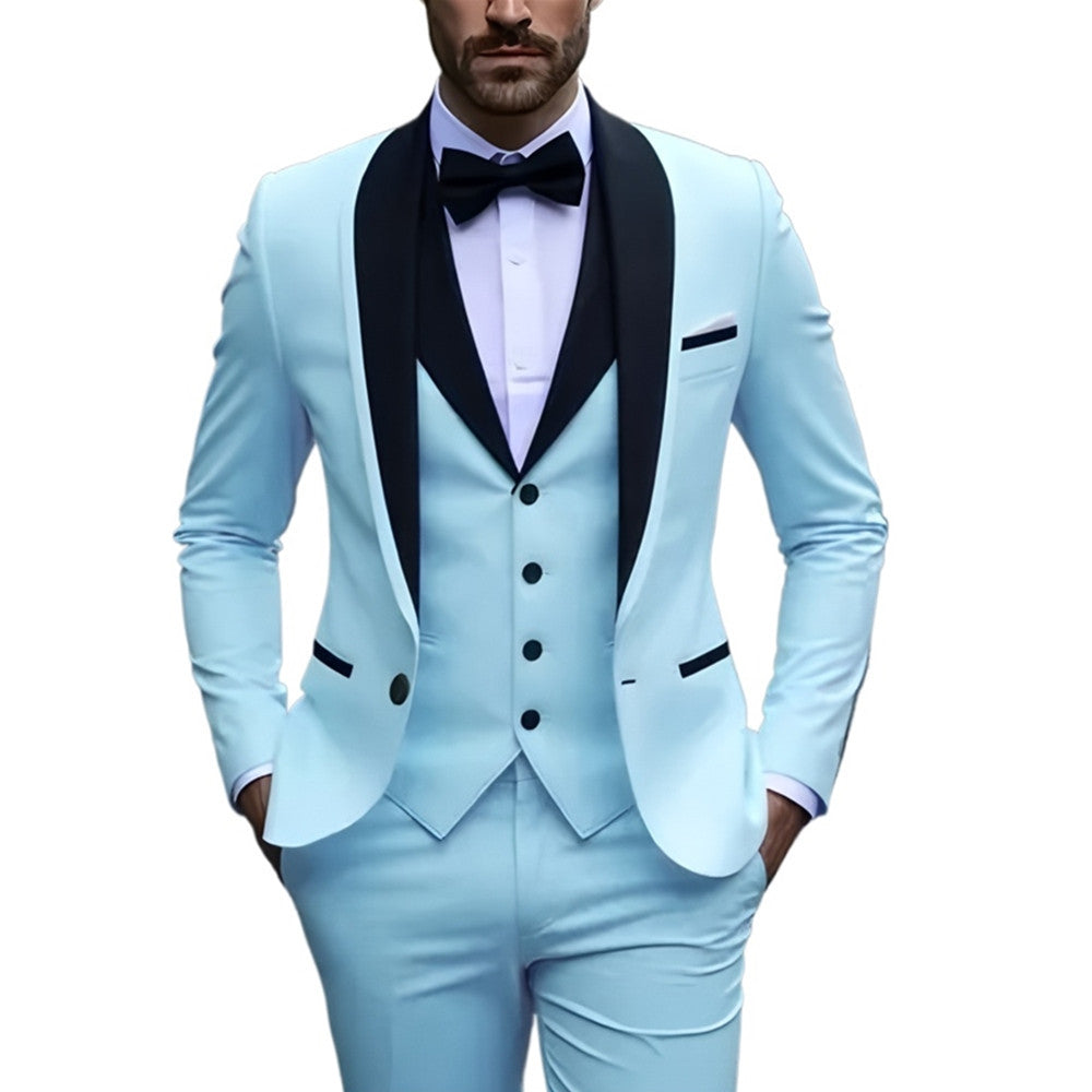 Men's Slim Fit Business Casual Suit