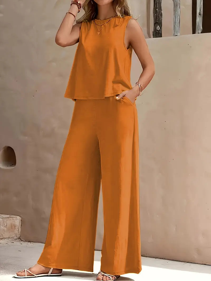 Women's Two-Piece Casual Pants Set