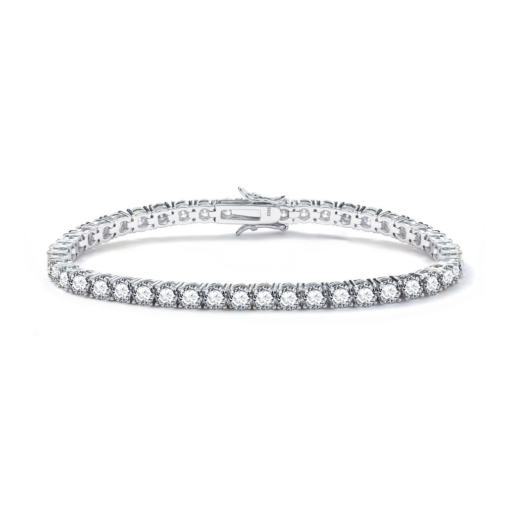Zircon Tennis Chain Hip Hop Bracelet | Gold & Rose Gold