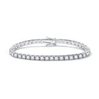 Zircon Tennis Chain Hip Hop Bracelet – Gold & Rose Gold | Fredlox Direct