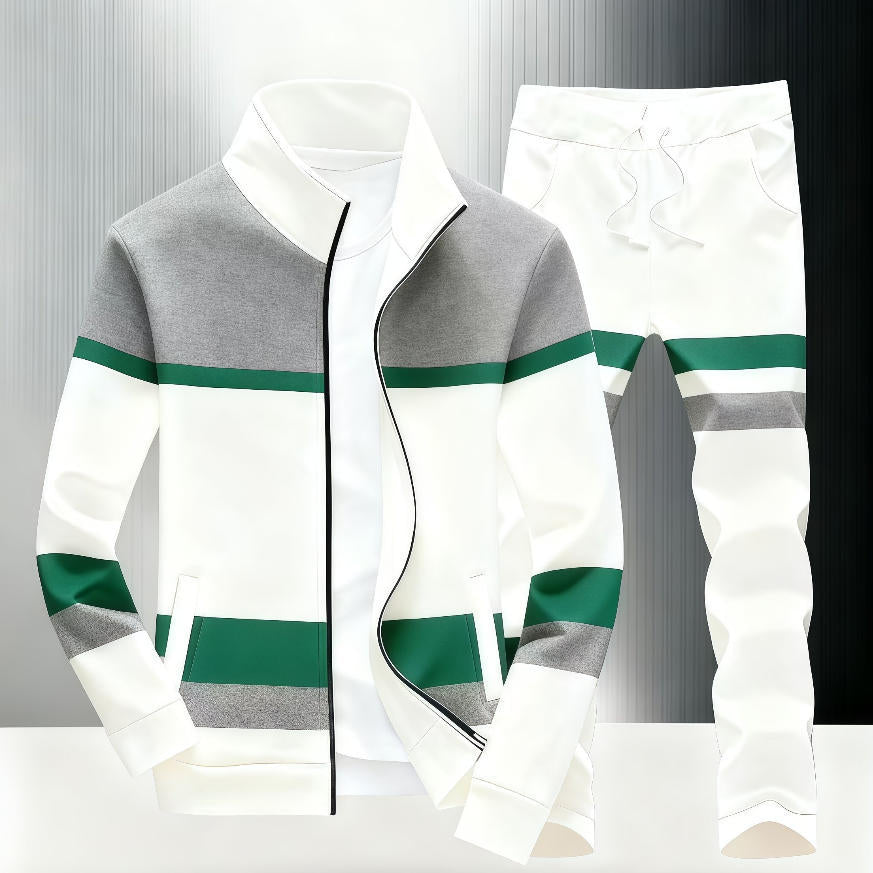 Mens zipper jacket printed casual set YT6271338 3 S