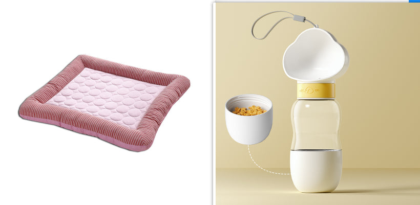 Pet Cooling Mat - Ice Silk Cooling Pad for Dogs & Cats