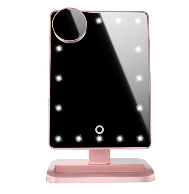 LED Makeup Mirror with Bluetooth Speaker - Touch Screen 10X Magnifying Mirror