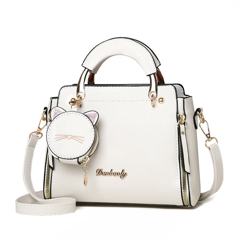 Women's Solid Color PU Shoulder Bag