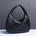 Handcrafted Woven Crescent Shoulder Bag