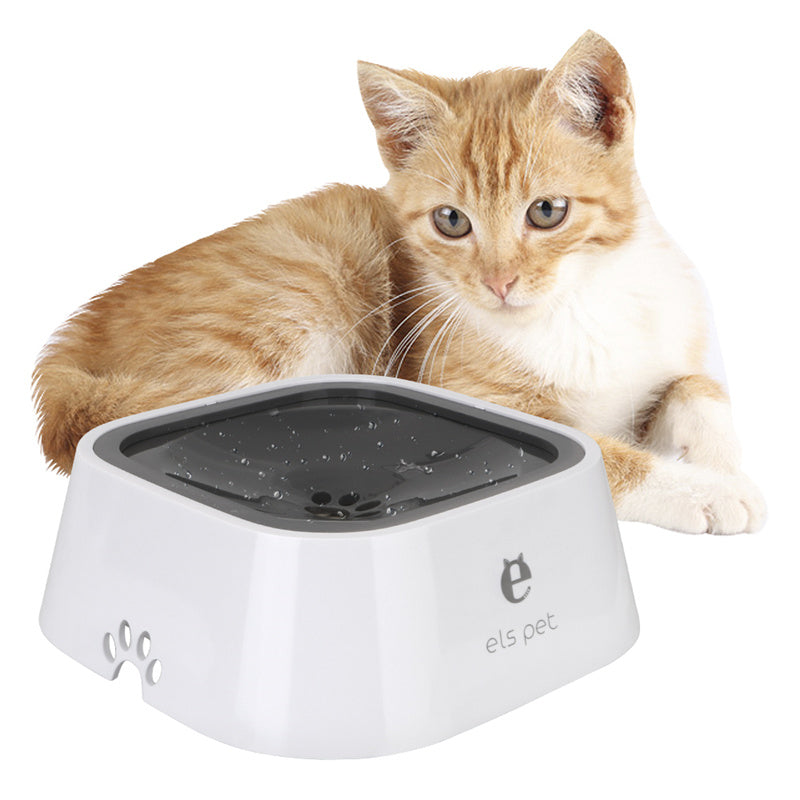 1.5L Anti-Spill Pet Water Bowl - Floating No-Splash Feeder for Dogs & Cats