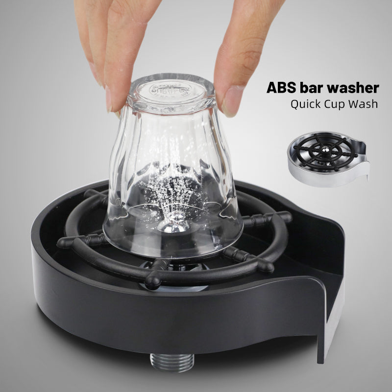 Bar Counter Cup Washer - High-Pressure Spray Automatic Faucet