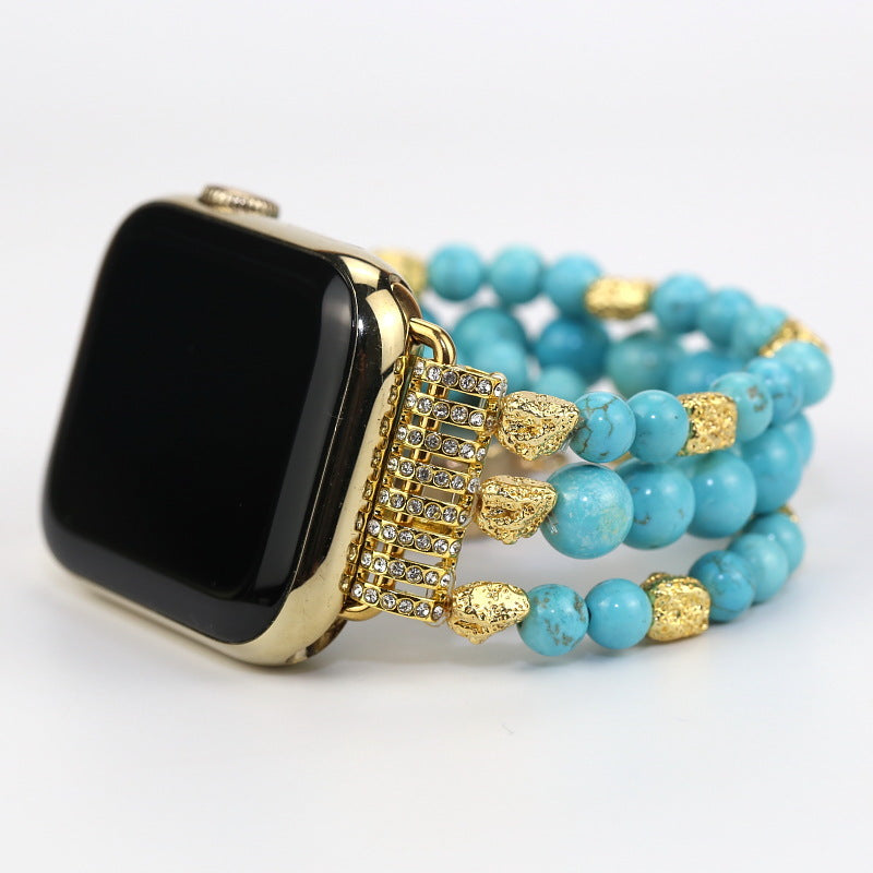 Elastic Buckle Smartwatch Strap With Multiple Layers - Premium Adjustable Band