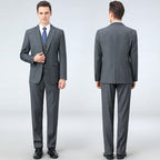 Men's Classic Wool Blend Three-Piece Suit – 85% Wool | Fredlox Direct