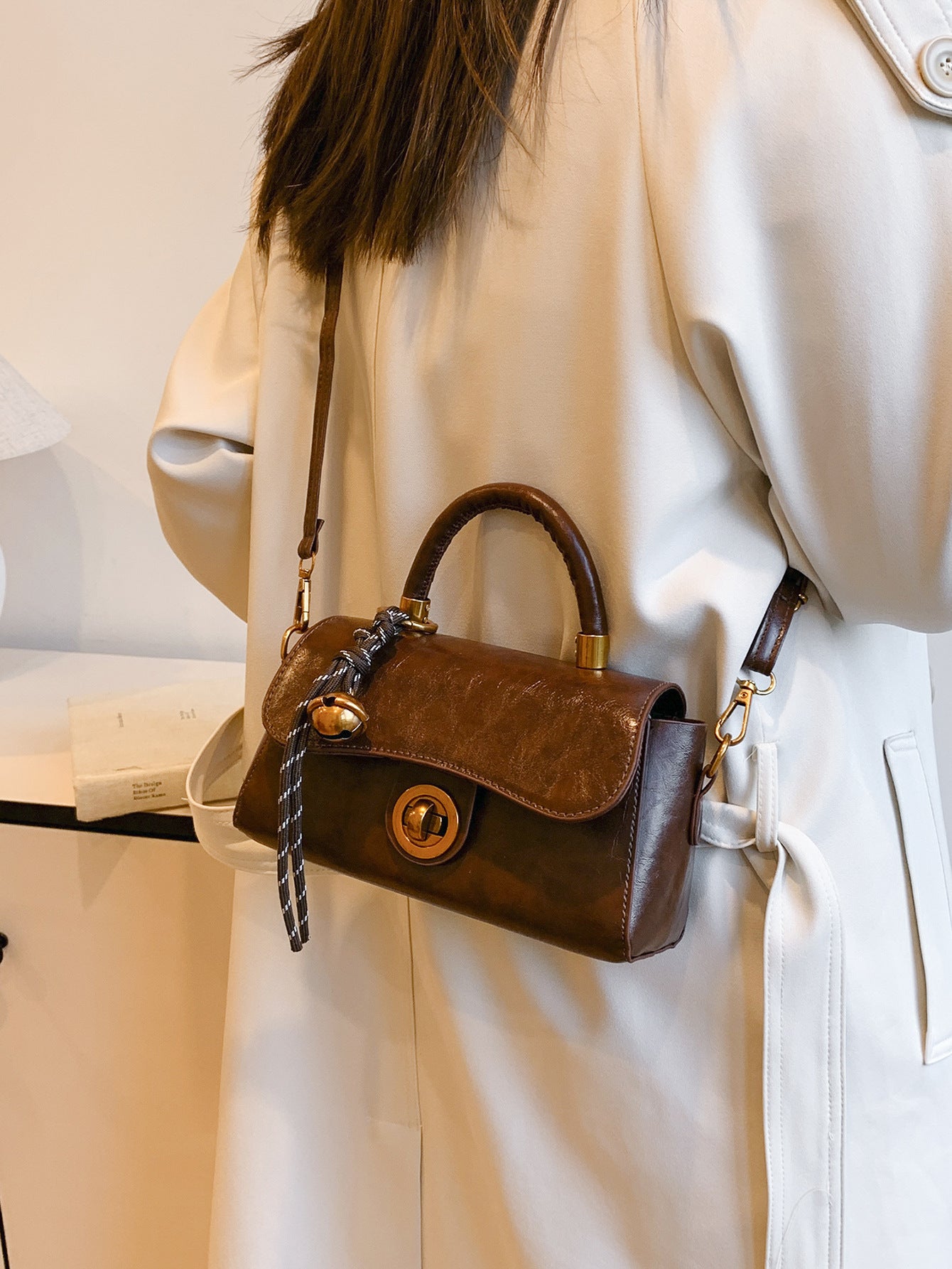 Women's Retro PU Shoulder Bag – Commuter Crossbody