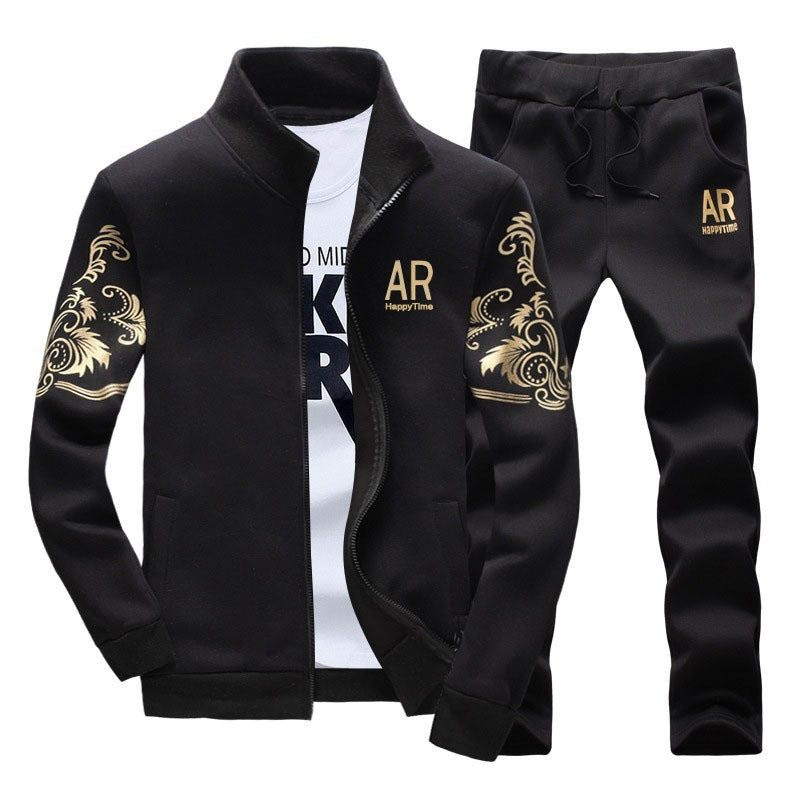 Men's Zipper Jacket and Trousers Set YT6122103627 L