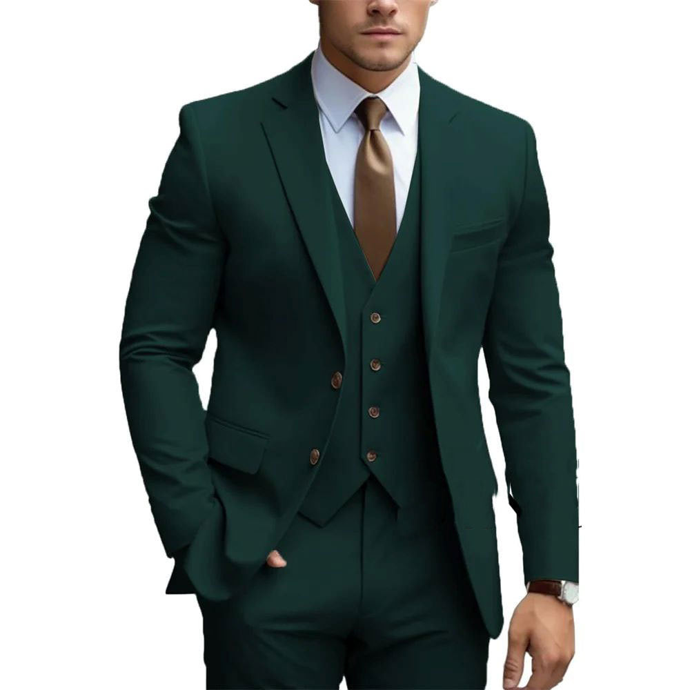 Men's Slim Fit Three-Piece Suit