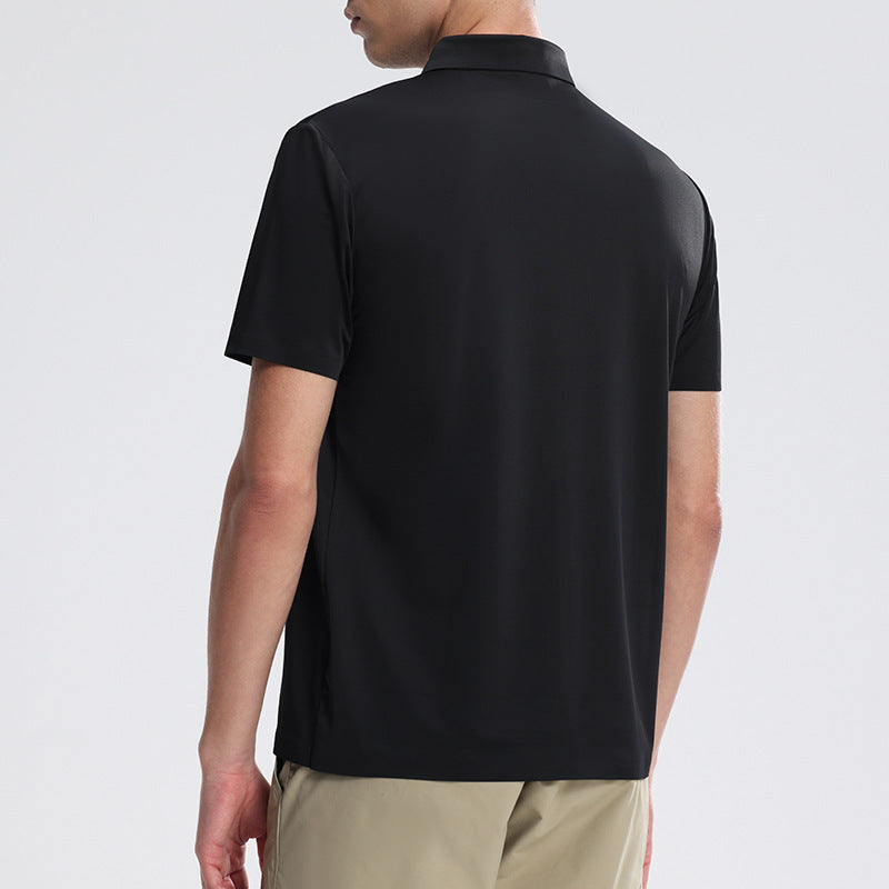 Men's Quick-Dry Ice Silk Polo Shirt | Moisture-Wicking