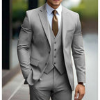 Men's Slim Fit Three-Piece Suit – 16 Colors, Extended Sizes | Fredlox Direct