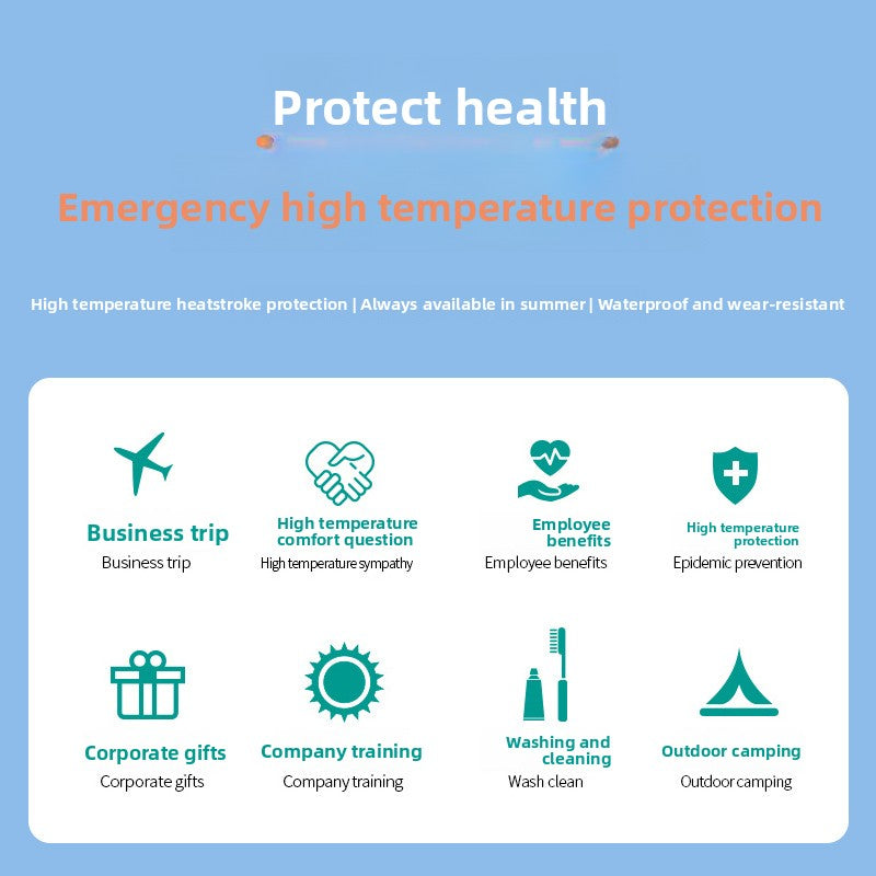 Summer Heatstroke Medical Bag – First Aid & Sun Protection Tote