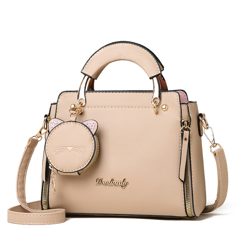 Women's Solid Color PU Shoulder Bag