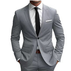 Men's Slim Fit Korean-Style Suit