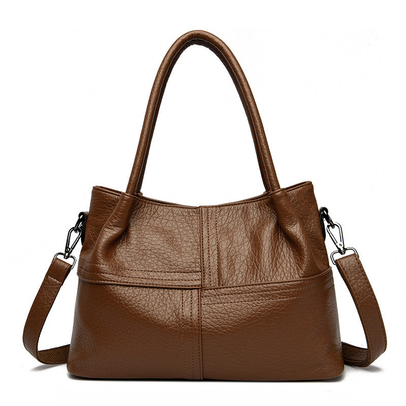 Women's Genuine Cowhide Leather Tote Bag