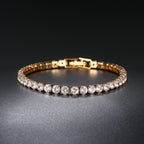 Zircon Tennis Bracelet – Gold, Rose Gold & Platinum | Fredlox Direct