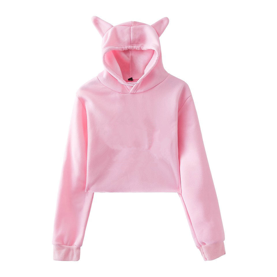 Women's Crop Hoodie Pullover