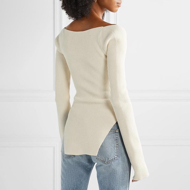 Women's Square Collar Cashmere Pullover