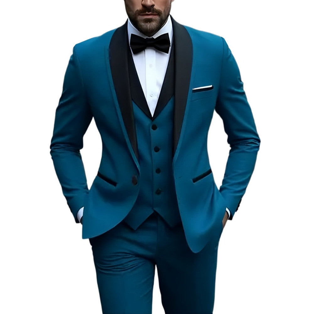 Men's Slim Fit Business Casual Suit