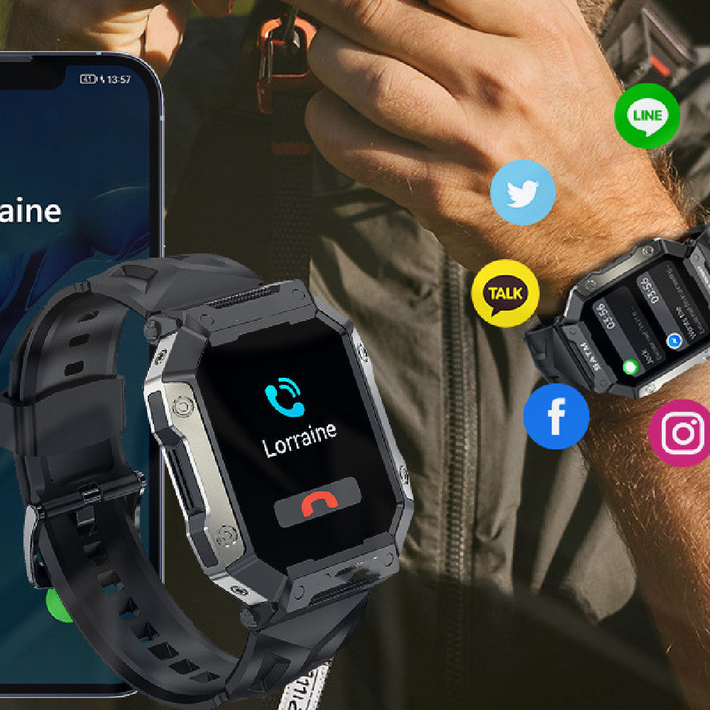 Fashion Sports Heart Rate Smartwatch - Stylish Fitness & Health Monitor